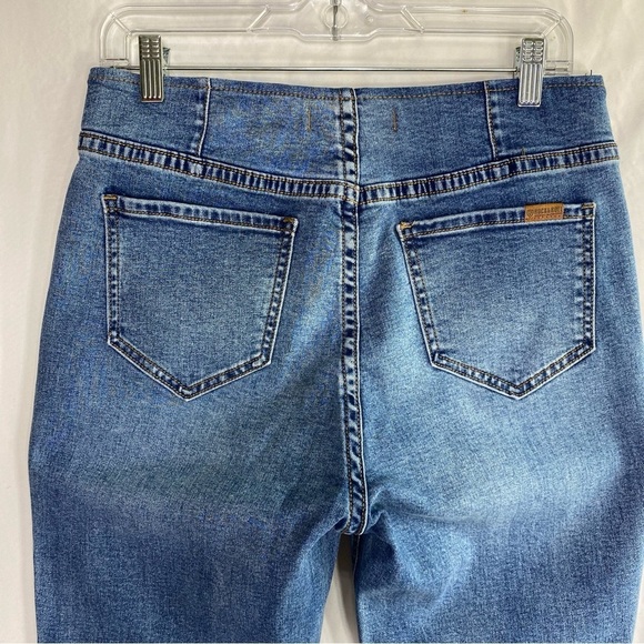 Rock & Roll Denim Skinny Mini High Rise Pull-On Skinny Jeans - Picture 7 of 8